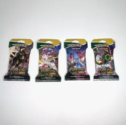 Pokemon Evolving Skies New Sealed Sleeved Blister Booster x4 Packs Full Art Set - Image 1
