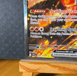 Pokemon Volcanion ex 182/159 Journey Together Special Illustration Rare SIR - Image 5