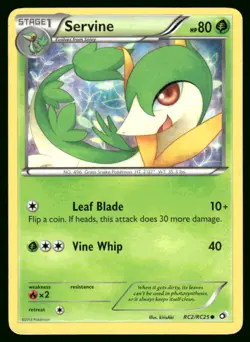 Pokemon Servine Legendary Treasures: Radiant Collection #RC2/RC25 - Image 1