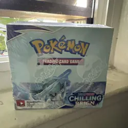 Pokemon TCG Sword Shield Chilling Reign Booster Box Factory Sealed - Image 1