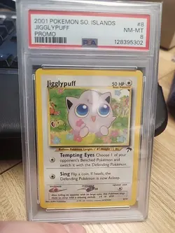 🌟VINTAGE PROMO🌟PSA 8 MINT 1999 Pokemon Japanese Southern Island JIGGLYPUFF #39 - Image 1