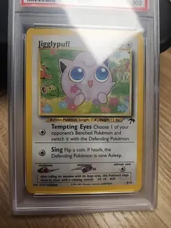 🌟VINTAGE PROMO🌟PSA 8 MINT 1999 Pokemon Japanese Southern Island JIGGLYPUFF #39 - Image 3