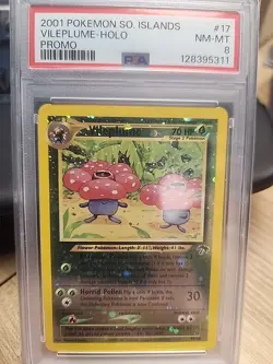 Vileplume Holo Promo PSA 8 Pokemon Southern Islands Promo #17 - Image 1