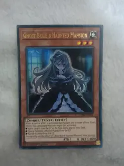 Yugioh Ghost Belle & Haunted Mansion RA01-EN011 Ultra Rare 1st Edition - Image 1