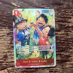 Ace & Sabo & Luffy OP13-007 SR | Carrying on His Will | One Piece TCG Englsih 02 - Image 1