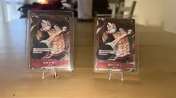 Chinese-Monkey D Luffy ST10-006 Exclusive 1st Anniversary One Piece Card Game 2x - Image 1