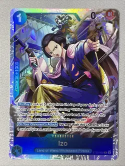 One Piece - Ace & Newgate Starter Deck ST22-002 - Izo - Super Rare - NM (1 Card) - Image 2