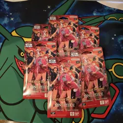 One Piece Heroines Sleeved Booster Pack Lot of 7 Sealed, EB-03 English - Image 3