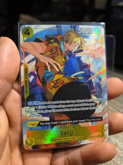 Sanji ST29-004 SR Alt Art AA English One Piece TCG Card Game NM-Mint - Image 3