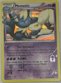 Meowstic RC15/RC32 Generations Radiant Collection Pokemon Card NM - Image 1