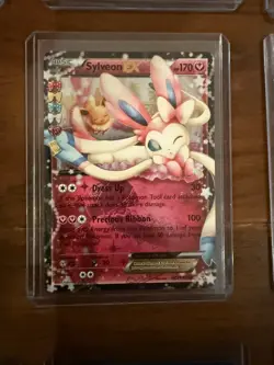 Vintage Pokemon Card Lot LP Umbreon, Sylveon, Flareon etc 12 cards - Image 4