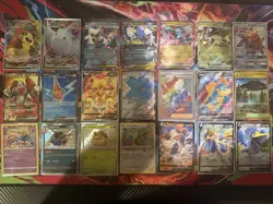 Pokemon Card Lot - 41 cards, Holofoil, Amazing Rare, ex, V, VMax, Japanese - Image 1