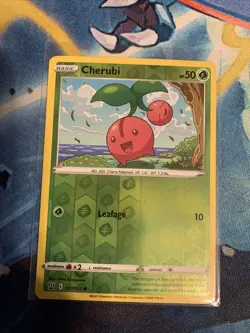 Pokemon Card - Cherubi REV HOLO 007/163 Battle Styles - NM/MINT - Image 1