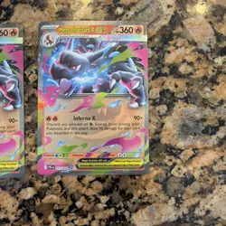 Pokemon Mega Charizard X ex 013/094 (3 Cards) Double Rare Phantasmal Flames - Image 5