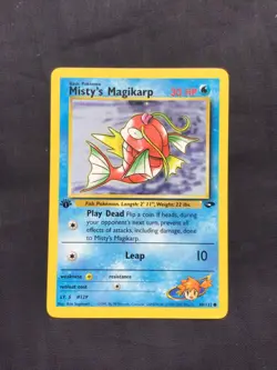 Pokemon Cards: Gym Challenge 1st Edition Common: Misty's Magikarp 88/132 - Image 1