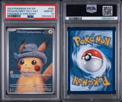 PSA 10 Van Gogh Pikachu with Grey Felt Hat Promo Card - Image 3