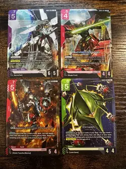 Lot of Gundam Dual Impact GD02 LR Unit Type Cards Near Mint 💎 Pack Fresh - Image 1