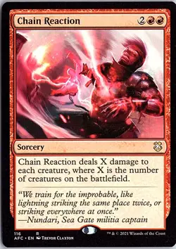 Chain Reaction R Commander: Adventures in the Forgotten Realms 116 LP Magic - Image 1