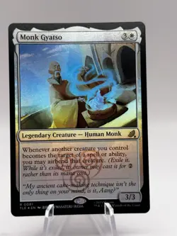Monk Gyatso 0081 Foil Avatar The Last Airbender TLE MTG NM - Image 1