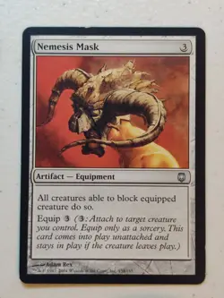 Nemesis Mask Darksteel Regular MTG Artifact LP - Image 1
