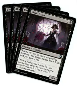 x4 Blood Artist - Innistrad Remastered - MTG - NM/M - Image 1