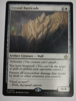 MTG Crystal Barricade Foundations Regular - Image 1