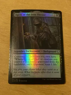 MTG Foil - Agent of the Iron Throne - 107 / NM / English - Image 1