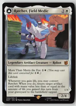 Ratchet, Field Medic Universes Beyond: Transformers (2) Normal - MTG - Image 1