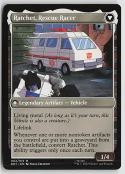 Ratchet, Field Medic Universes Beyond: Transformers (2) Normal - MTG - Image 2