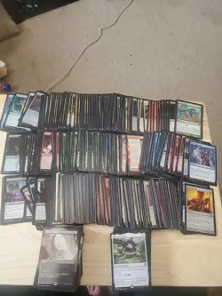 huge magic the gathering Lot Of Rares/mythics ONLY (and Rare/shiny Lands) - Image 2