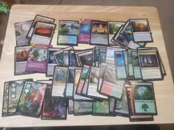 huge magic the gathering Lot Of Rares/mythics ONLY (and Rare/shiny Lands) - Image 5