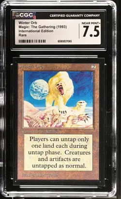 CGC 7.5 NM+ - Winter Orb -International Edition - Vintage MTG - Image 1