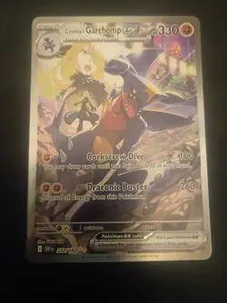 Pokemon TCG Cynthia's Garchomp EX Destined Rivals 232/182 Nm - Image 4