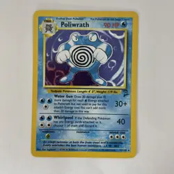 Poliwrath 015/130 Base Set 2 Holo Pokemon TCG Card - Image 1