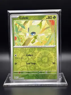 2024 Pokemon Stellar Crown - Celebi Reverse Holo No. 4/142 - Image 1