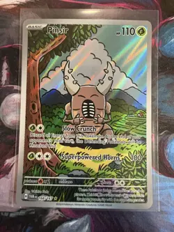 Pokemon Pinsir Illustration Rare Full Art Holo Card Sv06 168/167 HP 110 - Image 1