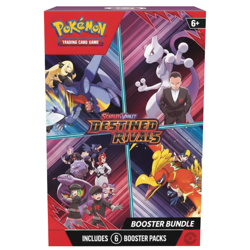 Pokemon TCG Scarlet & Violet Destined Rivals Booster Bundle – 6 Sealed Booster - Image 1