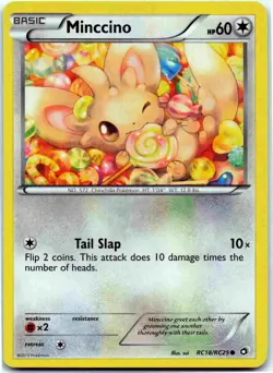 Minccino Common Legendary Treasures: Radiant Collection LTR pokemon Regular RC18 - Image 1