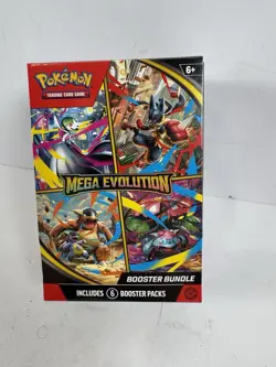 Pokemon TCG Mega Evolution Booster Bundle 6 Packs Factory Sealed - Image 1