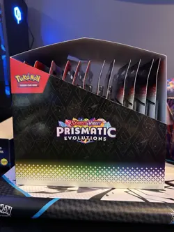 Pokemon Prismatic Evolutions Tech Sticker Collection FULL CASE 12 Sealed Packs - Image 4