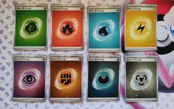 Pokemon 151 HD Energy Set SVE EN 001 - 008 Complete Set Of 8 - Image 1