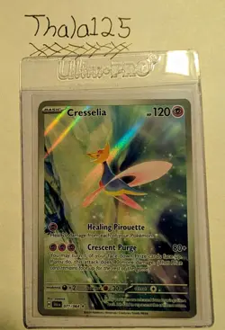 Pokemon Cresselia 071/064 Sv: Shrouded Fable Illustration Rare Full Art Holo - Image 1