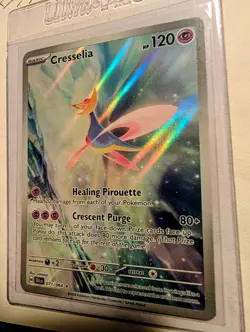 Pokemon Cresselia 071/064 Sv: Shrouded Fable Illustration Rare Full Art Holo - Image 2