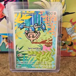 Pokemon TCG Hitmontop Illustration Rare Holo 240/217 Paldea Evolved 100 HP - Image 1