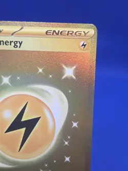 Pokemon Scarlet & Violet Base Set Basic Lightning Energy 257/198 Gold Hyper Rare - Image 5