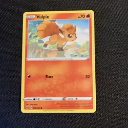 Pokemon Sword & Shield Set COMMON Vulpix 022/202 - Near Mint (NM) Condition - Image 1