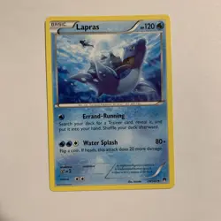 Pokemon TCG Lapras BREAKPoint 28/122 Regular Uncommon - Image 1