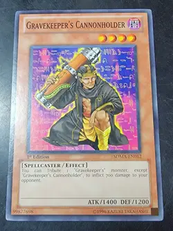 Yugioh Gravekeeper's Cannonholder SDMA-EN012 Common 1st Edition - Image 1