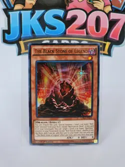 Konami Yu-Gi-Oh! The Black Stone of Legend LDK2-ENJ05 1st Edition - Image 1