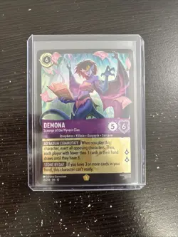 2025 Disney Lorcana Demona Scourge of the Wyvern Clan Whispers Well #55/204 - Image 1